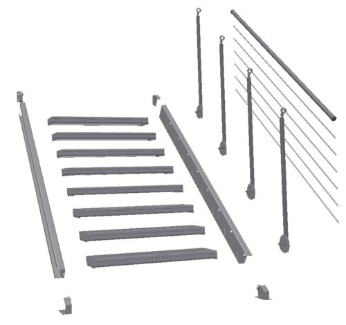 Treppenbausatz | Schibler Metallbauteile